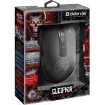 Мишка Defender Sleipnir GM-927 ігрова (+килимок) 12800dpi 6кн чорна (52927)