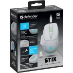 Мишка Defender Stix GM-009 бездротова 7кн 3200 dpi 500 мАh біла (52009) Мишка Defender Stix GM-009 бездротова 7кн 3200 dpi 500 мАh біла (52009)