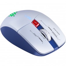 Мишка Defender Tisa GM-126 бездротова ігрова 1600 dpi 7кн 400 mAh синьо-біла (52126)