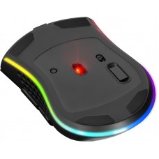 Мишка Defender Warlock GM-709L RGB ігрова бездротова 2400dpi 7кн чорна (52709)
