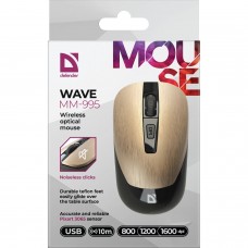 Мишка Defender Wave MM-995 бездротова 4 кн до 1600 dpi безшумна бронза (52992)
