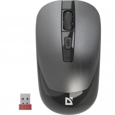 Мишка Defender Wave MM-995 бездротова 4 кн до 1600 dpi безшумна сіра (52993)