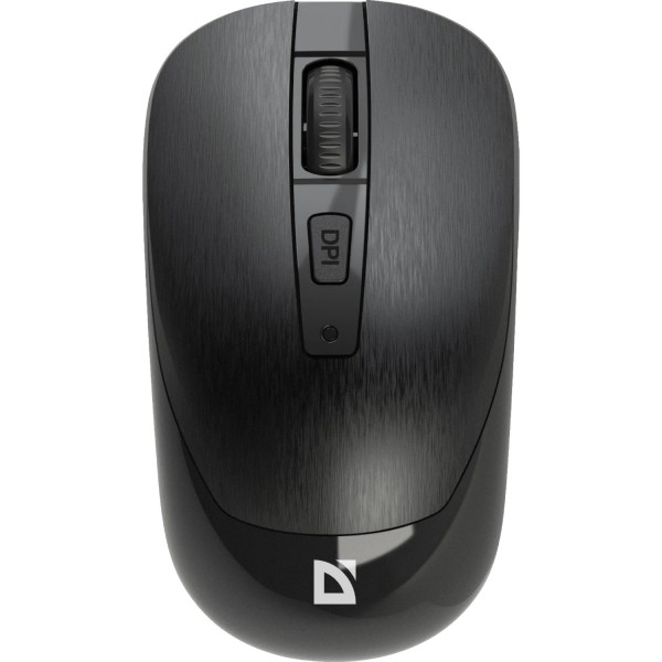 Мишка Defender Wave MM-995 бездротова 4 кн до 1600 dpi безшумна чорна (52995)