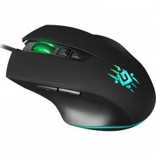 Мишка Defender Wolverine GM-700L ігрова RGB 7 кн 12800 dpi чорна (52700)