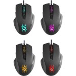 Мишка Defender Wolverine GM-700L ігрова RGB 7 кн 12800 dpi чорна (52700) Мишка Defender Wolverine GM-700L ігрова RGB 7 кн 12800 dpi чорна (52700)