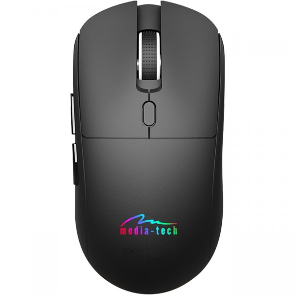 Мишка Media-Tech MT1124 бездротова Bluetooth+2 4G 3200dpi 5кн Silent чорна (MT1124)
