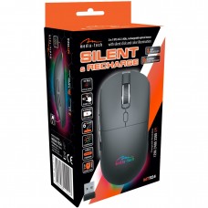 Мишка Media-Tech MT1124 бездротова Bluetooth+2 4G 3200dpi 5кн Silent чорна (MT1124)
