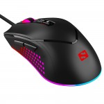 Мишка Sandberg Azazinator Mouse 6400 RGB ігрова 6400dpi 7кн Huano чорна (640-20) Мишка Sandberg Azazinator Mouse 6400 RGB ігрова 6400dpi 7кн Huano чорна (640-20)