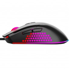 Мишка Sandberg Azazinator Mouse 6400 RGB ігрова 6400dpi 7кн Huano чорна (640-20)