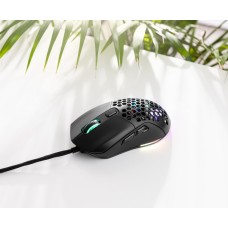 Мишка Sandberg FlexCover 6D Gamer Mouse RGB ігрова 12800 dpi 6кн Huano чорна (640-28)
