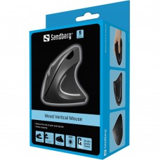 Мишка Sandberg Wired Vertical Mouse Pro 2400 dpi 6кн 1 5м чорна (630-14)