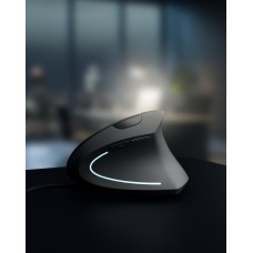 Мишка Sandberg Wired Vertical Mouse Pro 2400 dpi 6кн 1 5м чорна (630-14)
