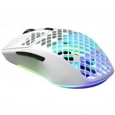 Мишка SteelSeries Aerox 3 Wireless Snow RGB 18000dpi 6кн біла (62608)