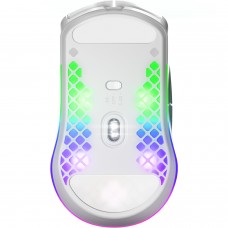 Мишка SteelSeries Aerox 3 Wireless Snow RGB 18000dpi 6кн біла (62608)