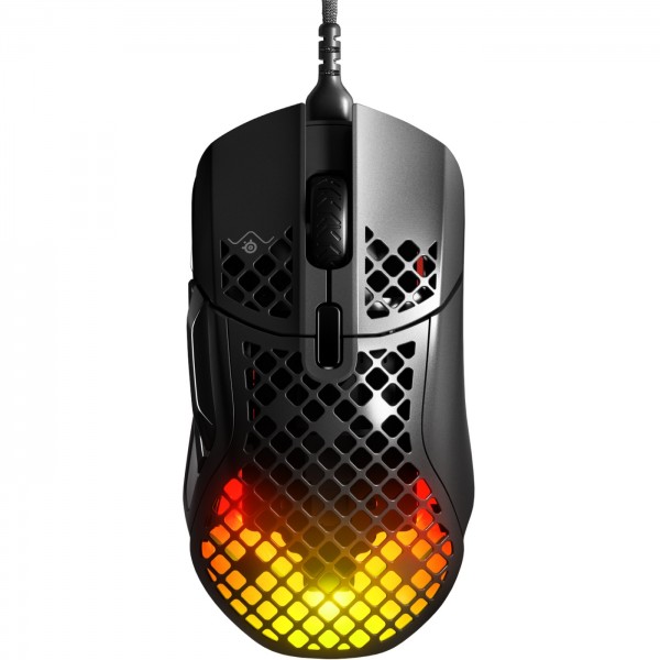 Мишка SteelSeries Aerox 5 RGB 18000dpi 9кн чорна (62401)