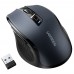 Мишка UGREEN 2 4GHz MU006 бездротова Bluetooth 4000dpi 4кн Silence Design Чорна (15063)