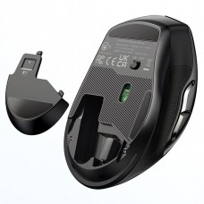 Мишка UGREEN 2 4GHz MU006 бездротова Bluetooth 4000dpi 4кн Silence Design Чорна (15063)