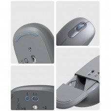 Мишка UGREEN 2 4GHz MU105 бездротова 2400dpi 3кн Сіра (90669)