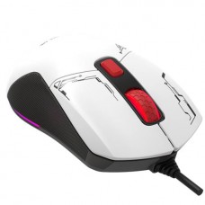 Мишка XTRIKE ME GM-316 ігрова 7200dpi 6кн 13 режимів RGB 2 панелі біла (GM-316W)