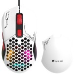 Мишка XTRIKE ME GM-316 ігрова 7200dpi 6кн 13 режимів RGB 2 панелі біла (GM-316W) Мишка XTRIKE ME GM-316 ігрова 7200dpi 6кн 13 режимів RGB 2 панелі біла (GM-316W)