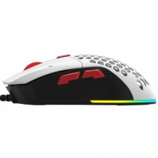 Мишка XTRIKE ME GM-316 ігрова 7200dpi 6кн 13 режимів RGB 2 панелі біла (GM-316W)