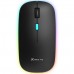Мишка XTRIKE ME GW-113 бездротова Bluetooth+2 4G 3200dpi 4кн 7 режимів RGB чорна (GW-113)