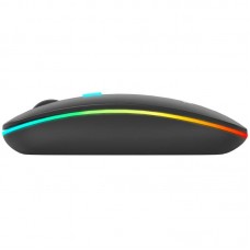 Мишка XTRIKE ME GW-113 бездротова Bluetooth+2 4G 3200dpi 4кн 7 режимів RGB чорна (GW-113)