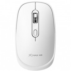 Мишка XTRIKE ME GW-119 бездротова Bluetooth+2 4G 1600dpi 4кн Silent біла (GW-119WH)