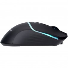 Мишка XTRIKE ME GW-322 ігрова бездротова Bluetooth+2 4G 3200dpi 6кн LED град 7кольорів чорна (GW-322BK)