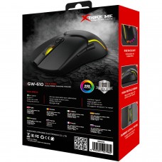 Мишка XTRIKE ME GW-610 ігрова бездротова 8000dpi 7кн RGB чорна (GW-610)