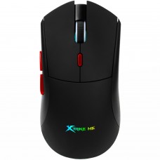 Мишка XTRIKE ME GW-613 ігрова бездротова Bluetooth+2 4G+Type-C 10000dpi 6кн RGB чорна (GW-613)