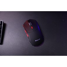 Мишка XTRIKE ME GW-613 ігрова бездротова Bluetooth+2 4G+Type-C 10000dpi 6кн RGB чорна (GW-613)