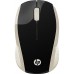 Мишка бездротова HP 200 Silk Gold Wireless Mouse 3 кн 1000 dpi чорно-золотиста (2HU83AA)
