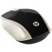 Мишка бездротова HP 200 Silk Gold Wireless Mouse 3 кн 1000 dpi чорно-золотиста (2HU83AA)