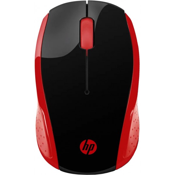 Мишка бездротова HP 200 3 кн 1000 dpi чорно-червона (2HU82AA)