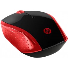 Мишка бездротова HP 200 3 кн 1000 dpi чорно-червона (2HU82AA)