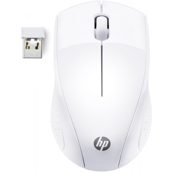 Мишка бездротова HP 220 3 кн 1600 dpi сніжно біла (7KX12AA)