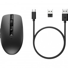 Мишка бездротова HP 710 Rechargeable Silent 7 кн up to 3000 dpi чорна (6E6F2AA)