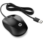Мишка дротова HP 1000 Wired Mouse 3 кн 1200 dpi чорна (4QM14AA) Мишка дротова HP 1000 Wired Mouse 3 кн 1200 dpi чорна (4QM14AA)
