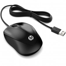 Мишка дротова HP 1000 Wired Mouse 3 кн 1200 dpi чорна (4QM14AA)