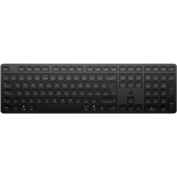Клавіатура бездротова HP 490K Multi-Device Dual-Mode чорна (BD5F4AA)