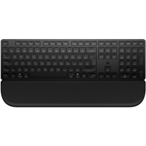 Клавіатура бездротова HP 580K Multi-Device Dual-Mode з підставкою чорна (BD5F6AA)