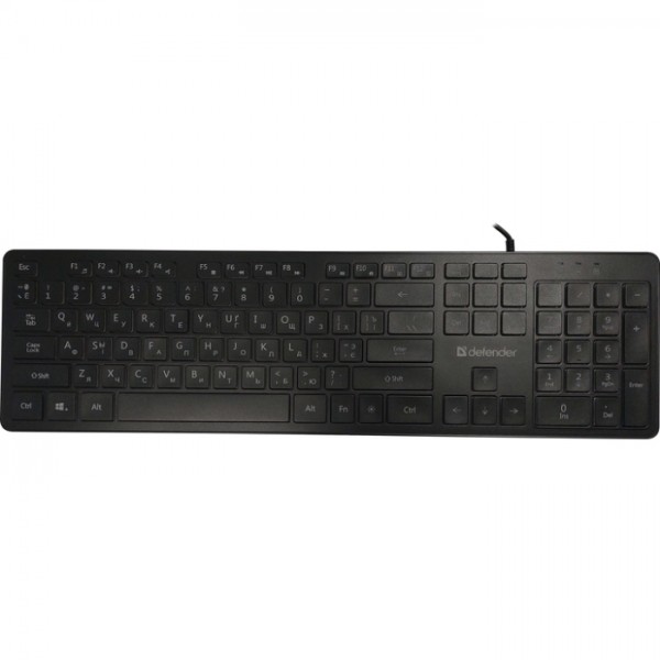 Клавіатура ігрова Defender Balance LQ UA LED підсвітка чорна (450790)