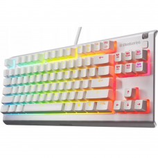 Клавіатура ігрова SteelSeries Apex 3 TKL UA White (64819)