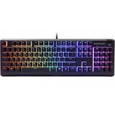 Клавіатура ігрова SteelSeries Apex 3 UA Whisper keys RGB (64795)