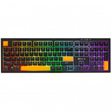 Клавіатура ігрова мембранна XTRIKE ME KB-512 UA 108кл Silent switch LED підсвітка USB чорна (KB-512BKUA)