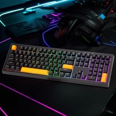 Клавіатура ігрова мембранна XTRIKE ME KB-512 UA 108кл Silent switch LED підсвітка USB чорна (KB-512BKUA)