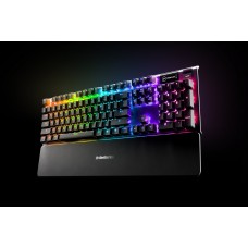 Клавіатура ігрова механічна SteelSeries Apex 5 (Blue Switch) UA OLED Smart Display (64532)