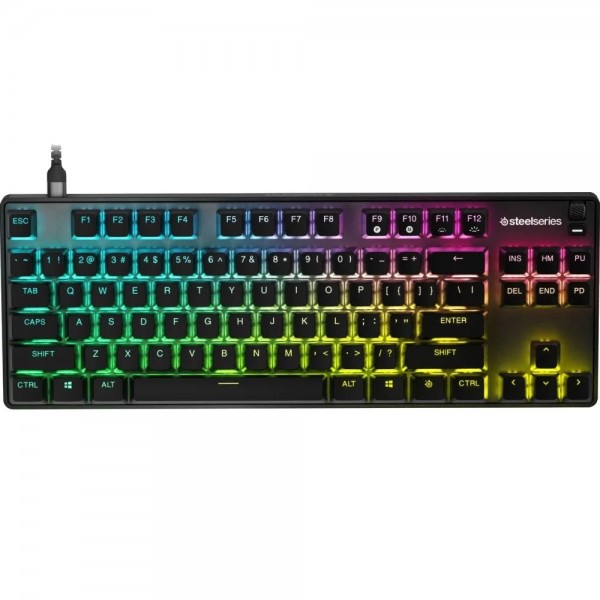 Клавіатура ігрова оптична SteelSeries Apex 9 TKL UA OptiPoint (64847)