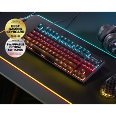 Клавіатура ігрова оптична SteelSeries Apex 9 TKL UA OptiPoint (64847)